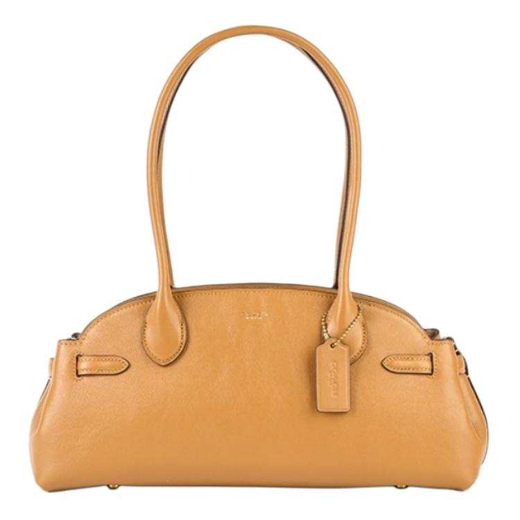COACH Empire Carryall Cow Leather Handbag Large Women's Mel Brown