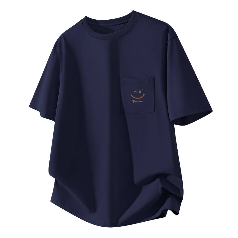 Tonlion T Shirts Unisex Crew Neck Moderate Straight Fit