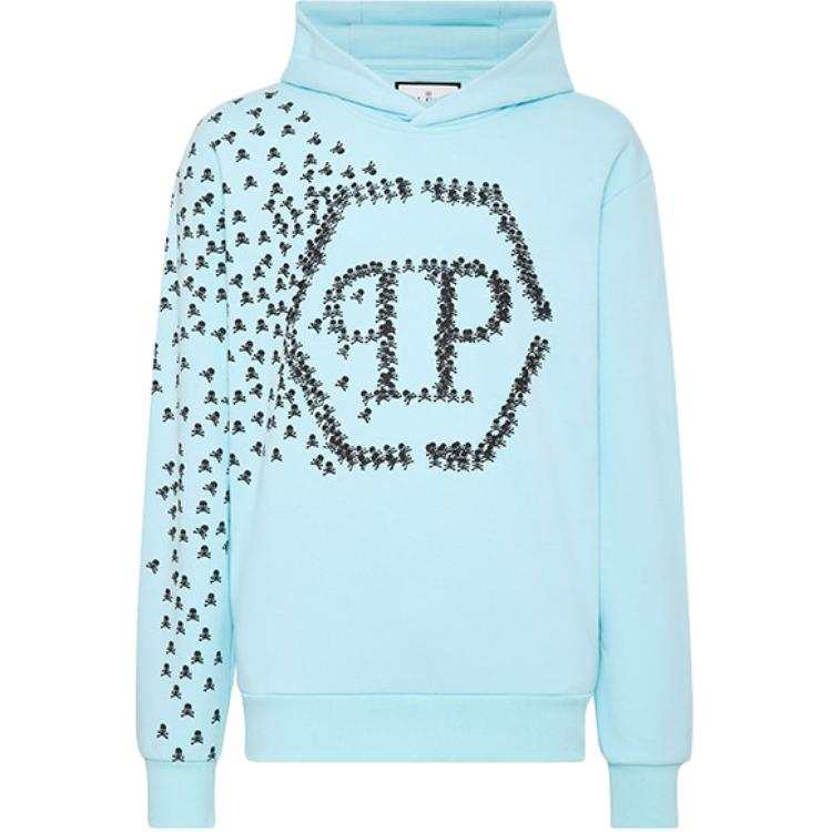 Philipp Plein logo-print detail hoodie