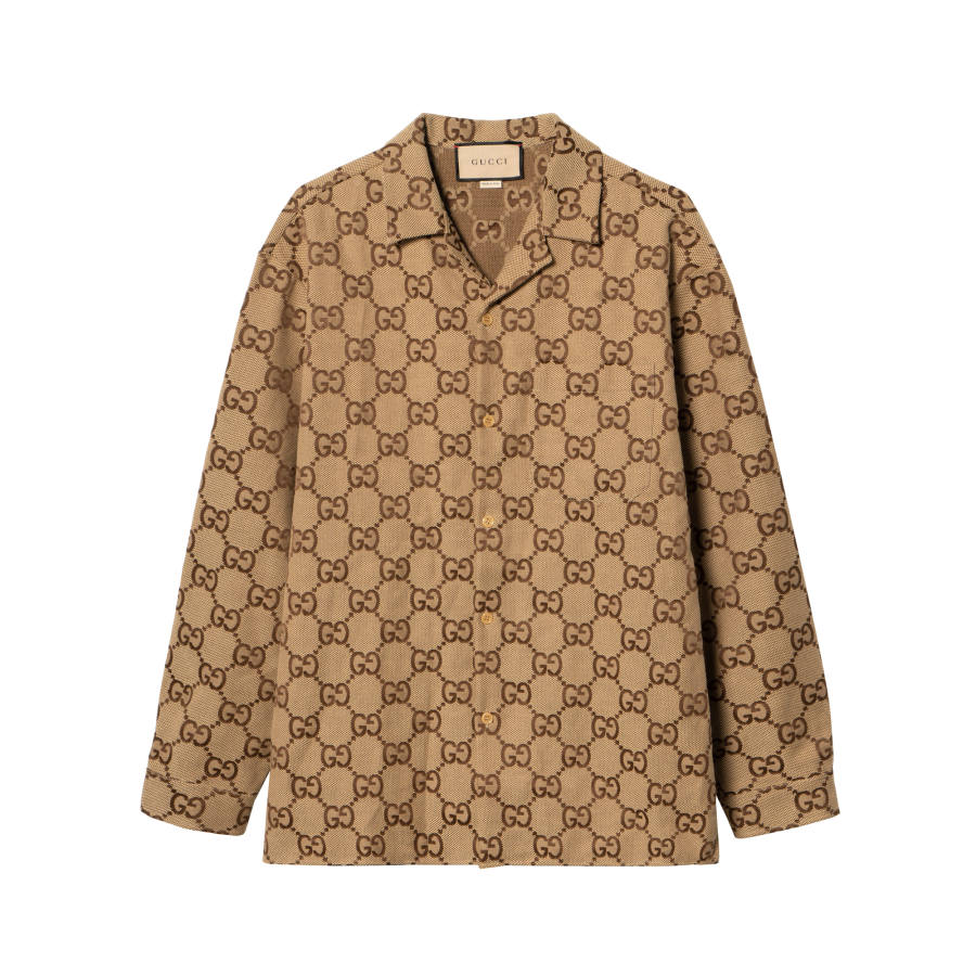 GUCCI Maxi Gg Canvas Shirt