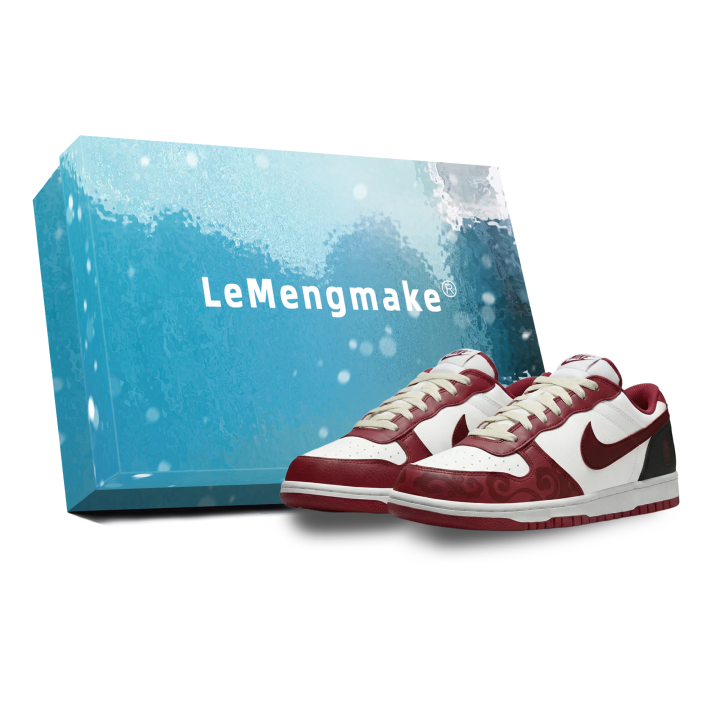 Nike Nike Big Lemon Joy Low top Skateboard Shoes Men's Black Red