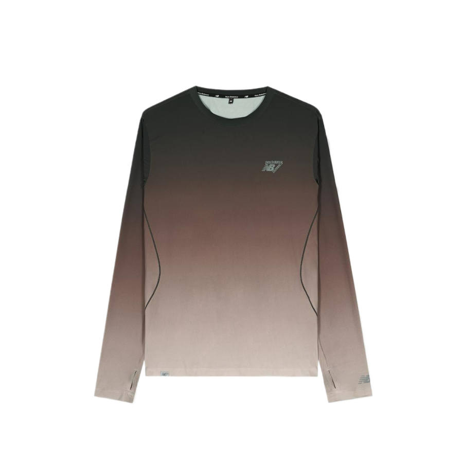 New Balance New Balance T Shirts Men's Brown Crew Neck Moderate
