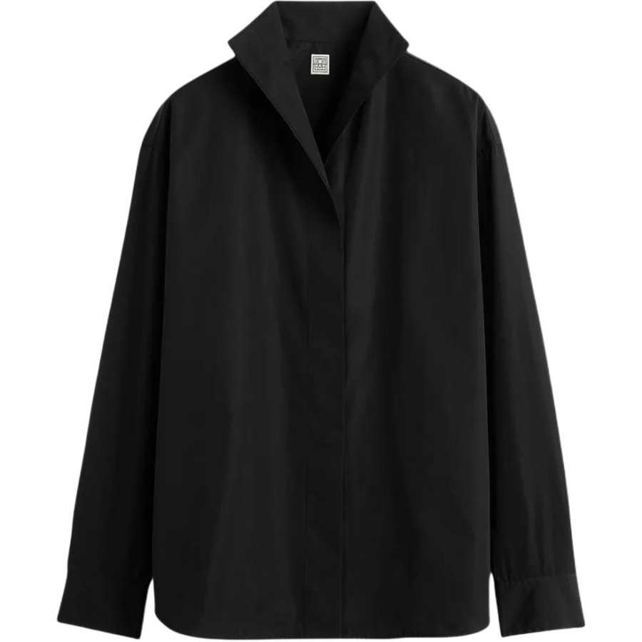 Toteme high-collar shirt