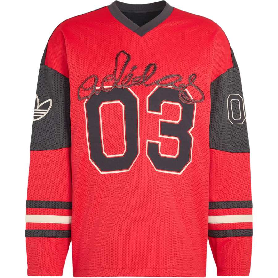 Adidas Originals T Shirts Men's Pure Gemstone Red/Gray Black V Neck Moderate