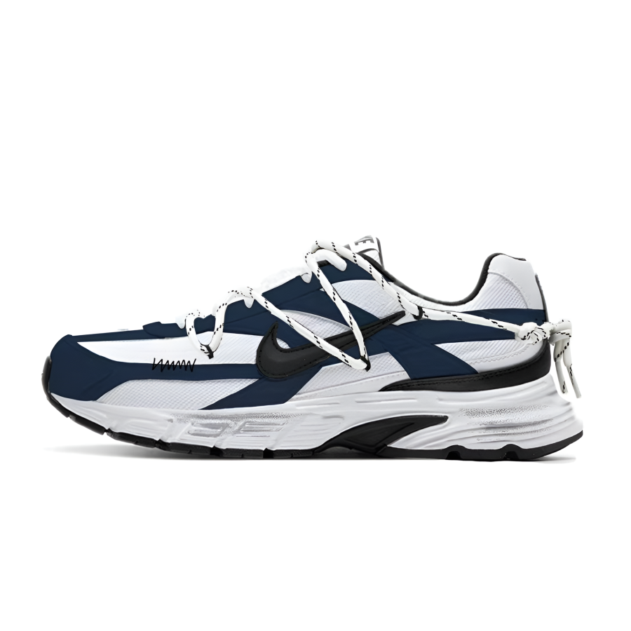 Nike Nike Initiator Cushioning Support Abrasion Resistant Low top Running Shoes Unisex White Blue