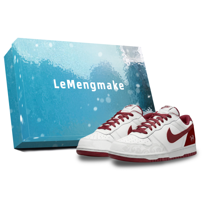 Nike Nike Big Lemon Joy Abrasion Resistant Breathable Low top Skateboard Shoes Men's Red