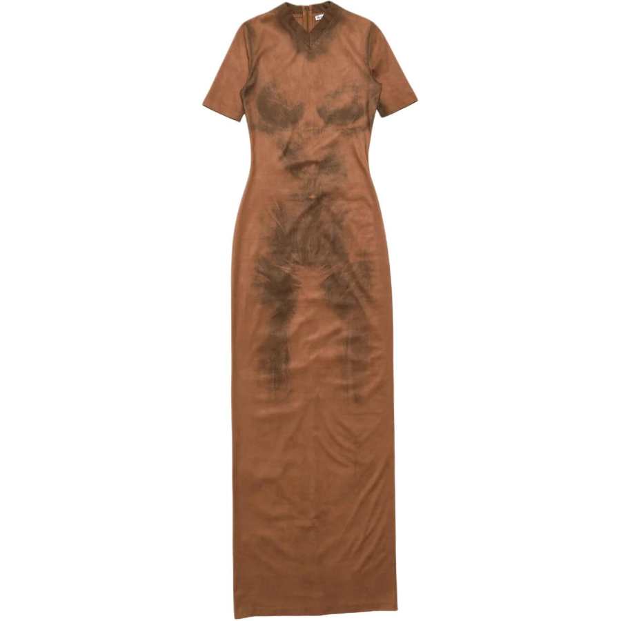 Acne Studios Acne Studios short-sleeve print maxi dress