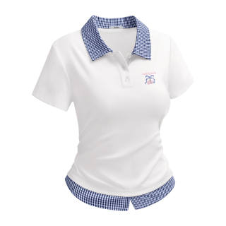 MINISO Polo Shirts Women's Polo Collar Thin Straight Fit