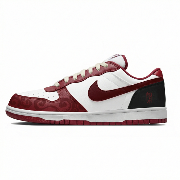 Nike Nike Big Lemon Joy Low top Skateboard Shoes Men's Black Red