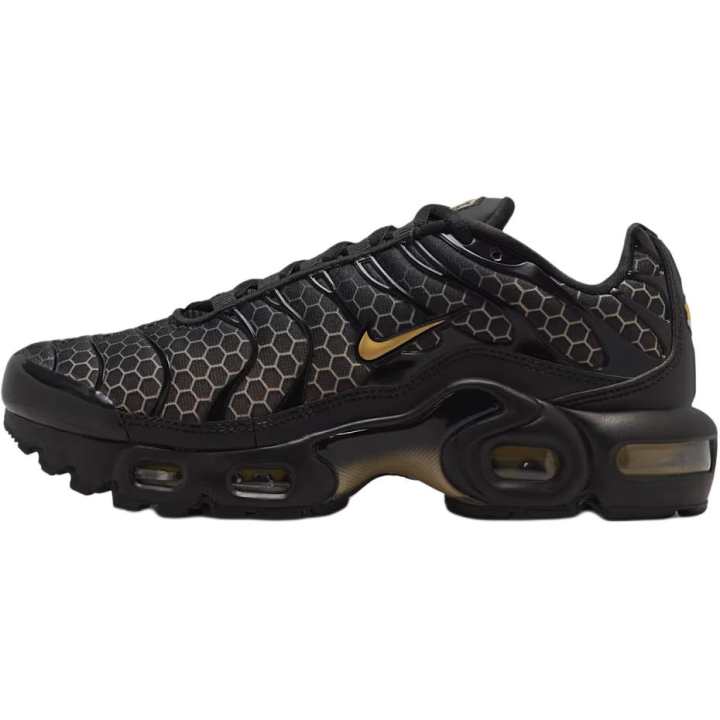 Nike Nike Air Max Plus Abrasion Resistant Breathable Low top Running Shoes Black Unisex