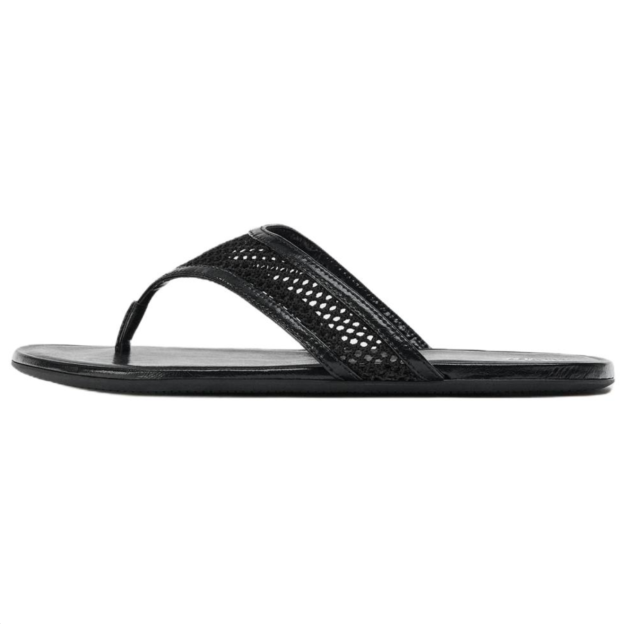 ZARA Abrasion Resistant Flip Flops Women's Black