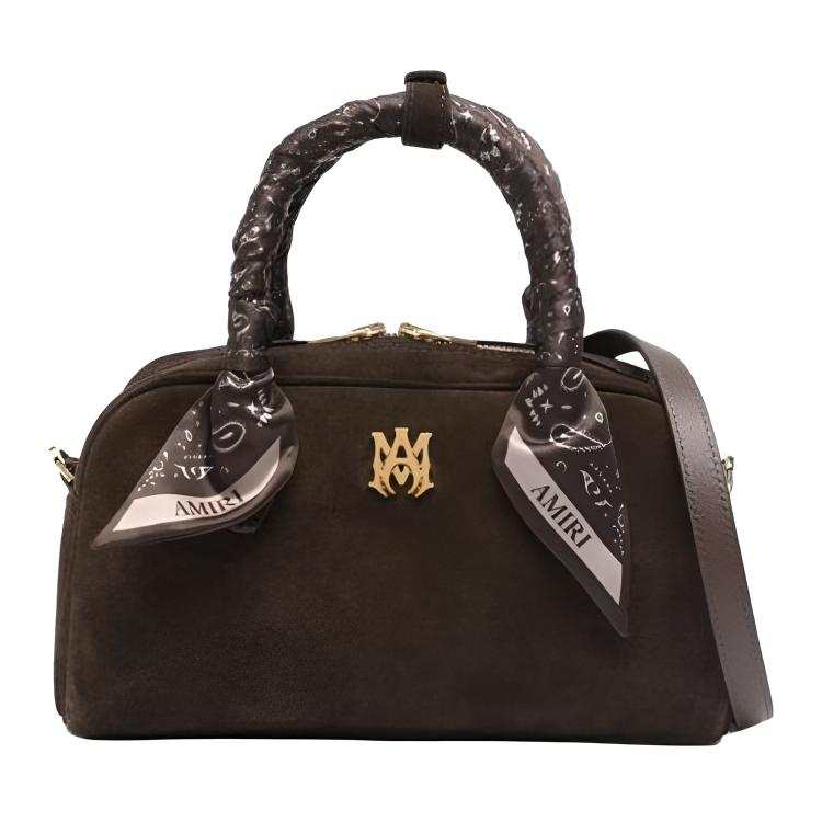 AMIRI Calf Suede Handbag Women's Brown