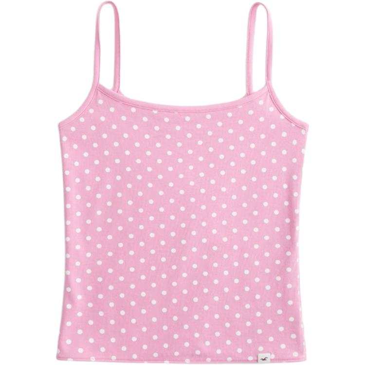 Hollister/ Camisoles Women's Light Pink Dot Moderate Other