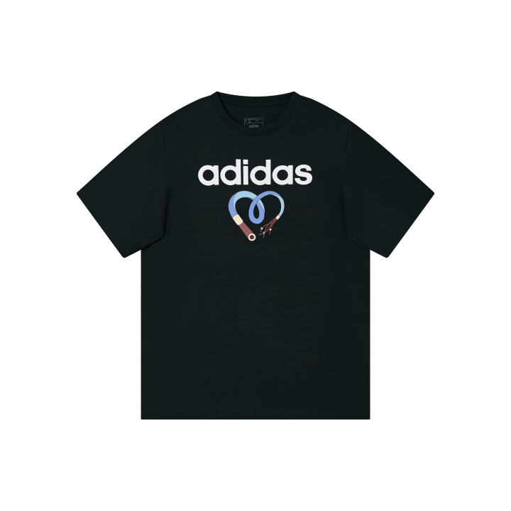 Adidas Adidas T Shirts Unisex Black Crew Neck Thin Straight Fit