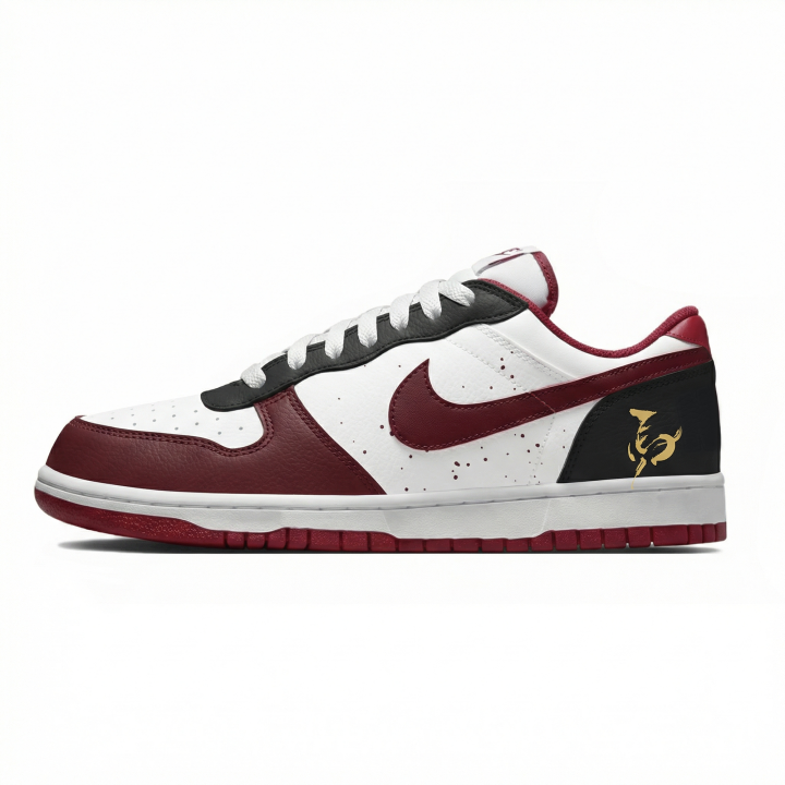 Nike Nike Big Lemon Joy Low top Skateboard Shoes Men's Black Red