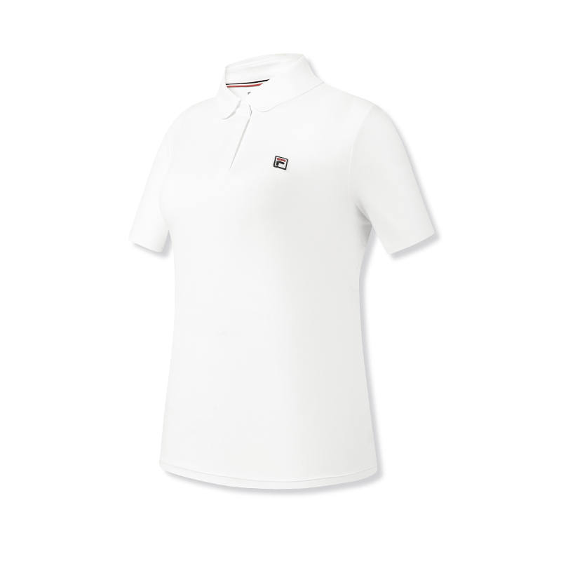 FILA Tennis Polo Shirt Women's Jade White