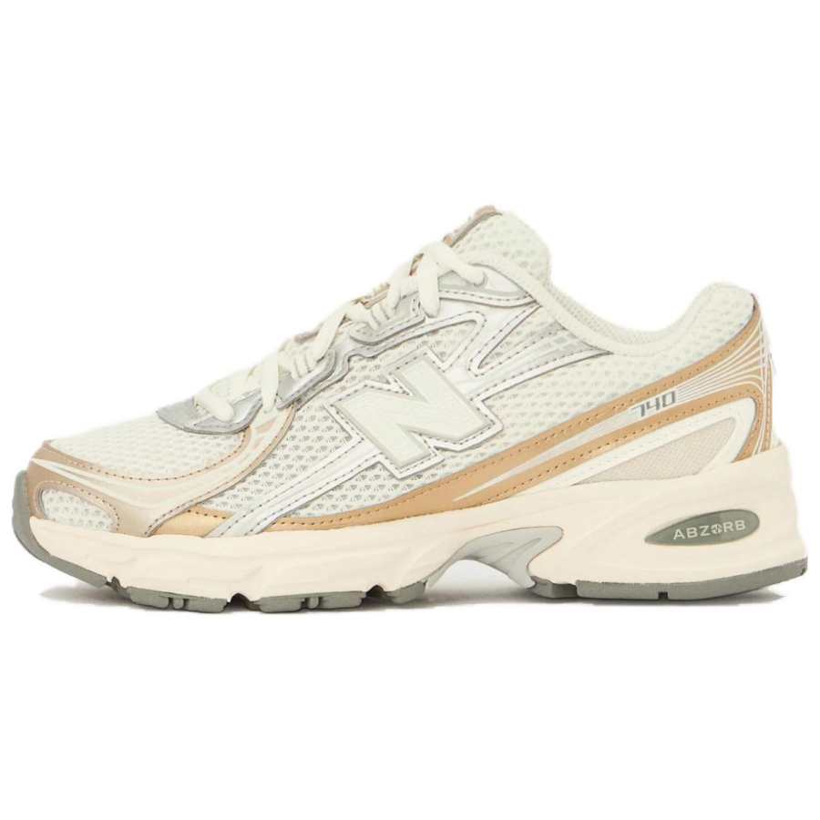 New Balance New Balance NB 740 V2 Textile Running Shoes Unisex Beige Gold