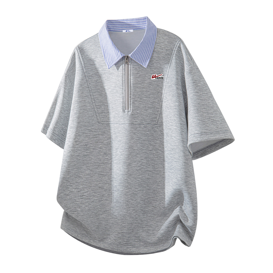 WARRIOR WARRIOR Polo Shirts Unisex Lapel Moderate Straight Fit