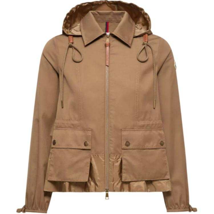Moncler Adenium hooded patch-pocket jacket