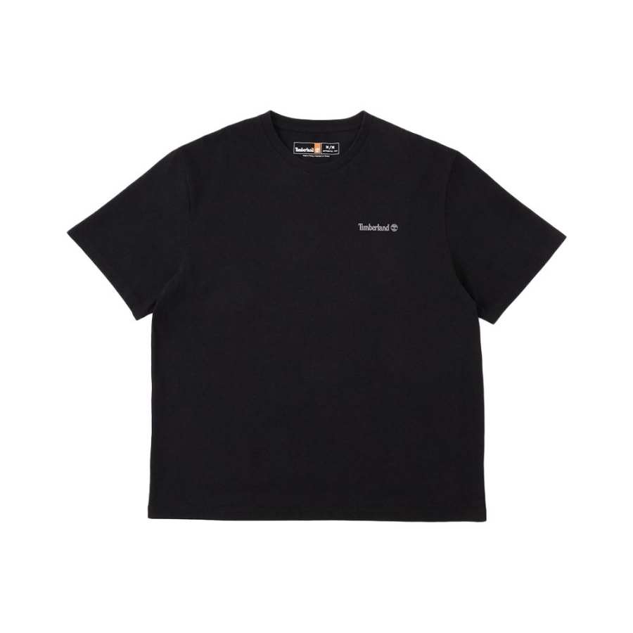 Timberland T Shirts Unisex Black Crew Neck Moderate