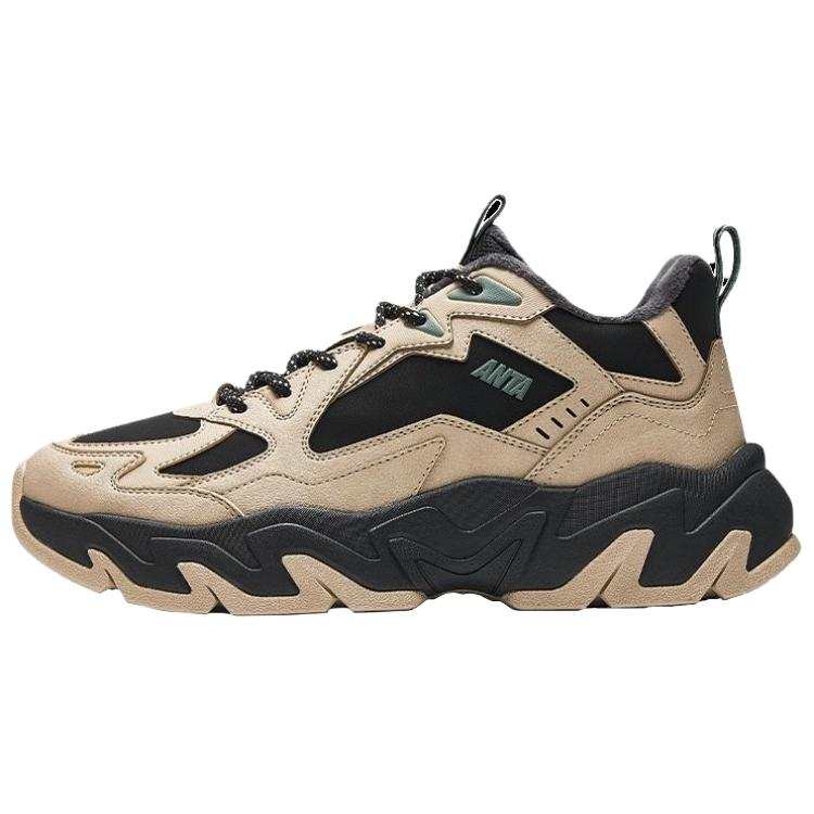 Anta Rock Sports Comfortable Fleece Lined Slip Resistant, Abrasion Resistant, Thermal Mid top Casual Shoes Men's