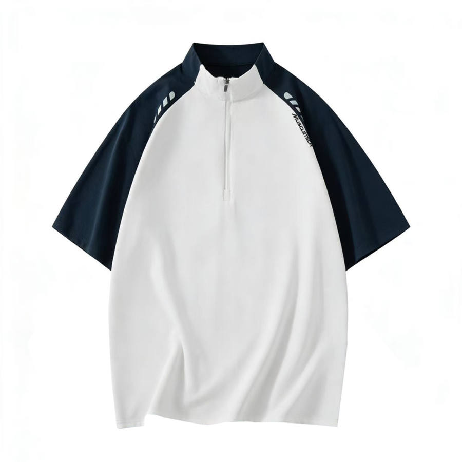 MUSCLETECH MUSCLETECH T Shirts Unisex Stand Collar Moderate