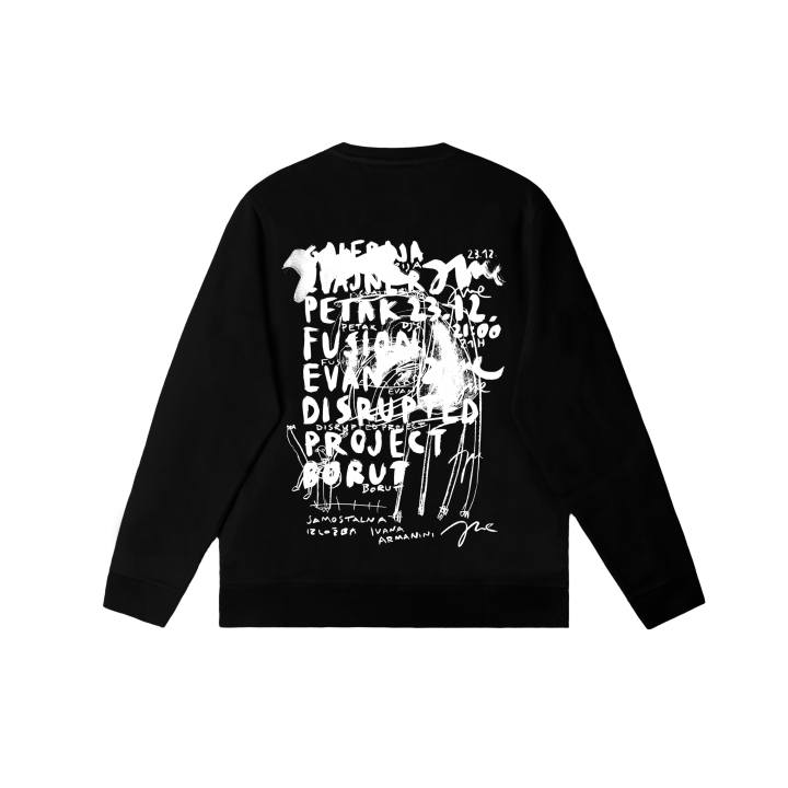 Nike Nike Club Sweatshirts Men's Black Crew Neck Moderate Regular