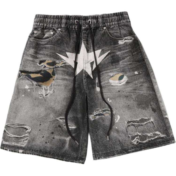 A BATHING APE A BATHING APE SS26 Denim Shorts Unisex
