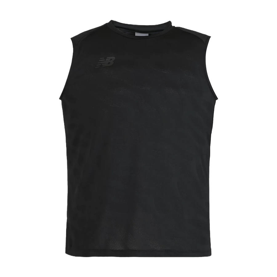 New Balance New Balance Tank Tops Men's Black Crew Neck Moderate