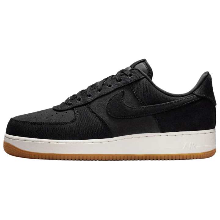 Nike Nike Air Force 1 Breathable Skateboard Shoes Men's Black