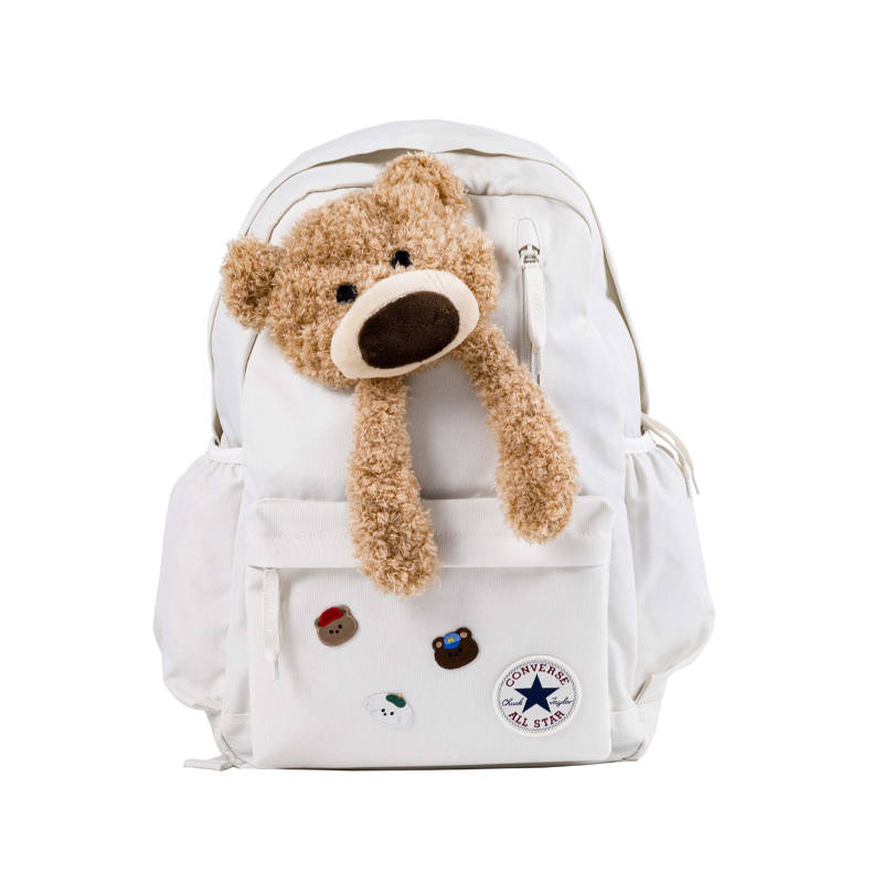 Converse Converse Polyester Backpack Medium Women's White Pink/White