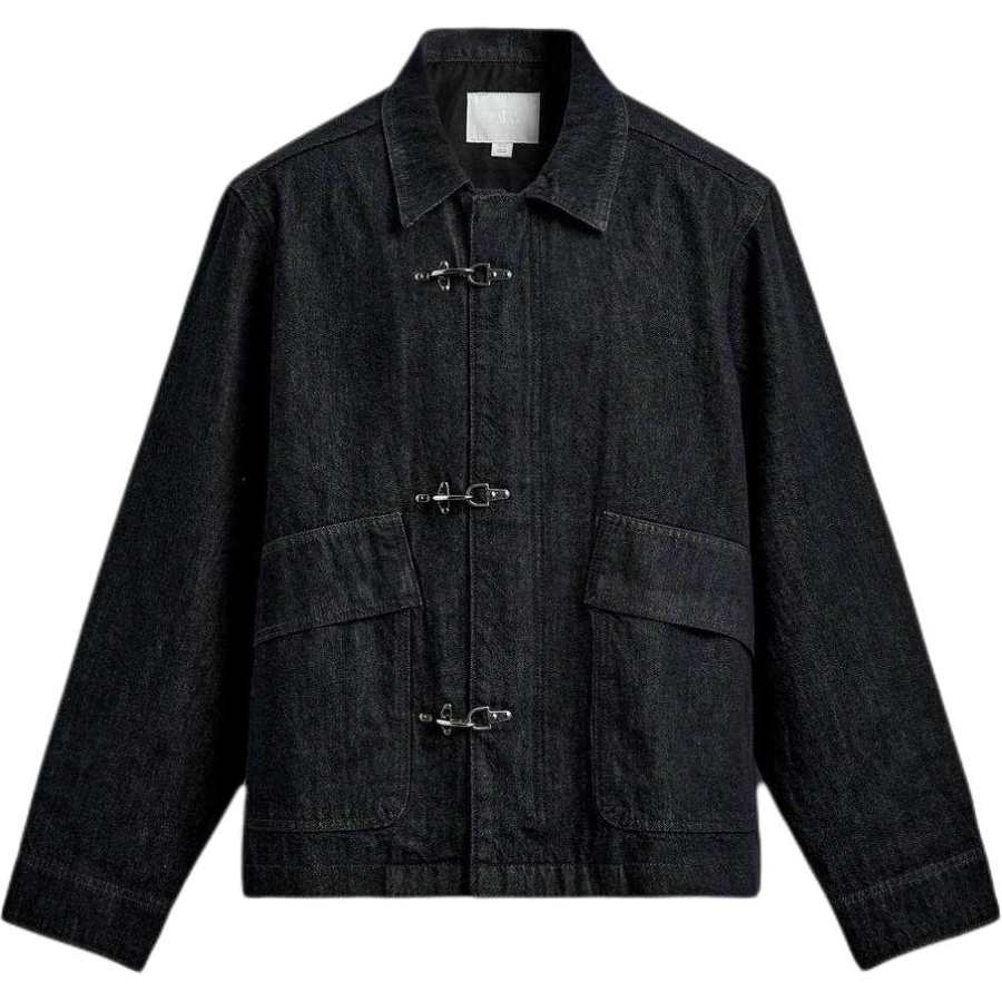 ZARA ZARA Jackets Men's Indigo Lapel Moderate Other