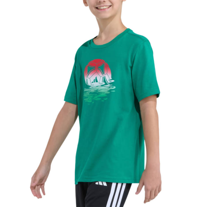 Adidas Adidas Kids T Shirts Crew Neck Moderate