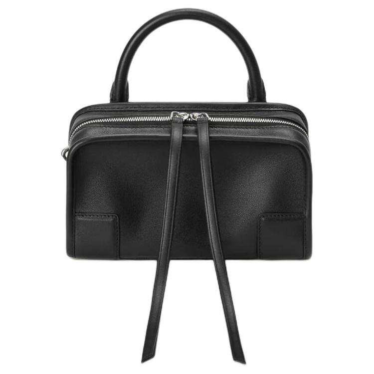LOEWE Amazona Soft Calfskin Shoulder Bag, Crossbody Bag, Handbag Mini Women's Black