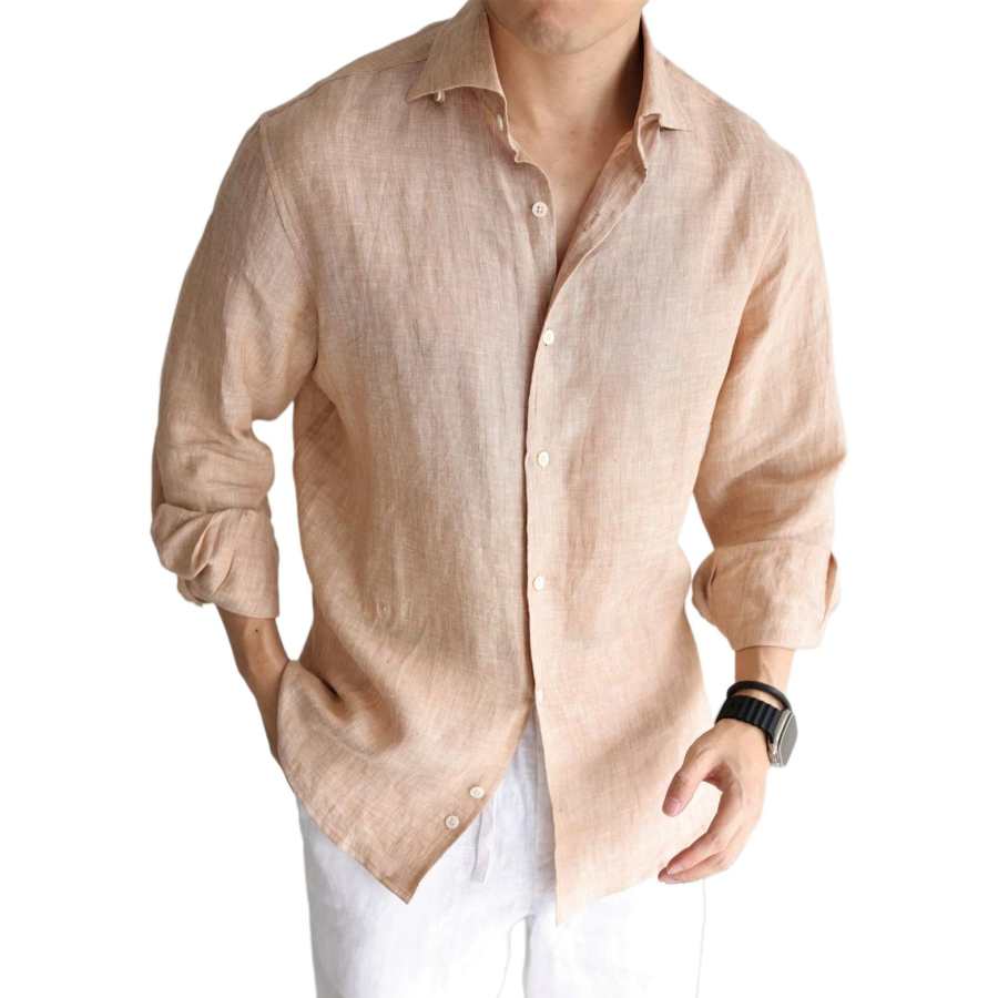 YUXIAN Shirts Men's Lapel Moderate Other