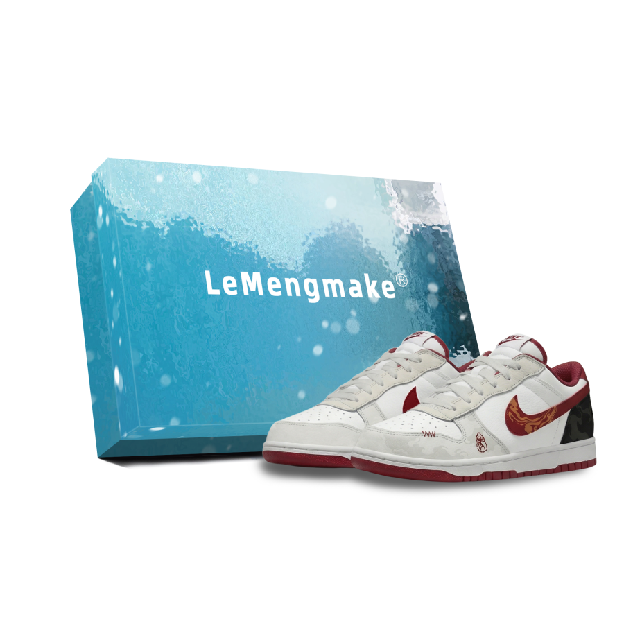 Nike Nike Big Lemon Joy Abrasion Resistant Breathable Low top Skateboard Shoes Men's Ecru