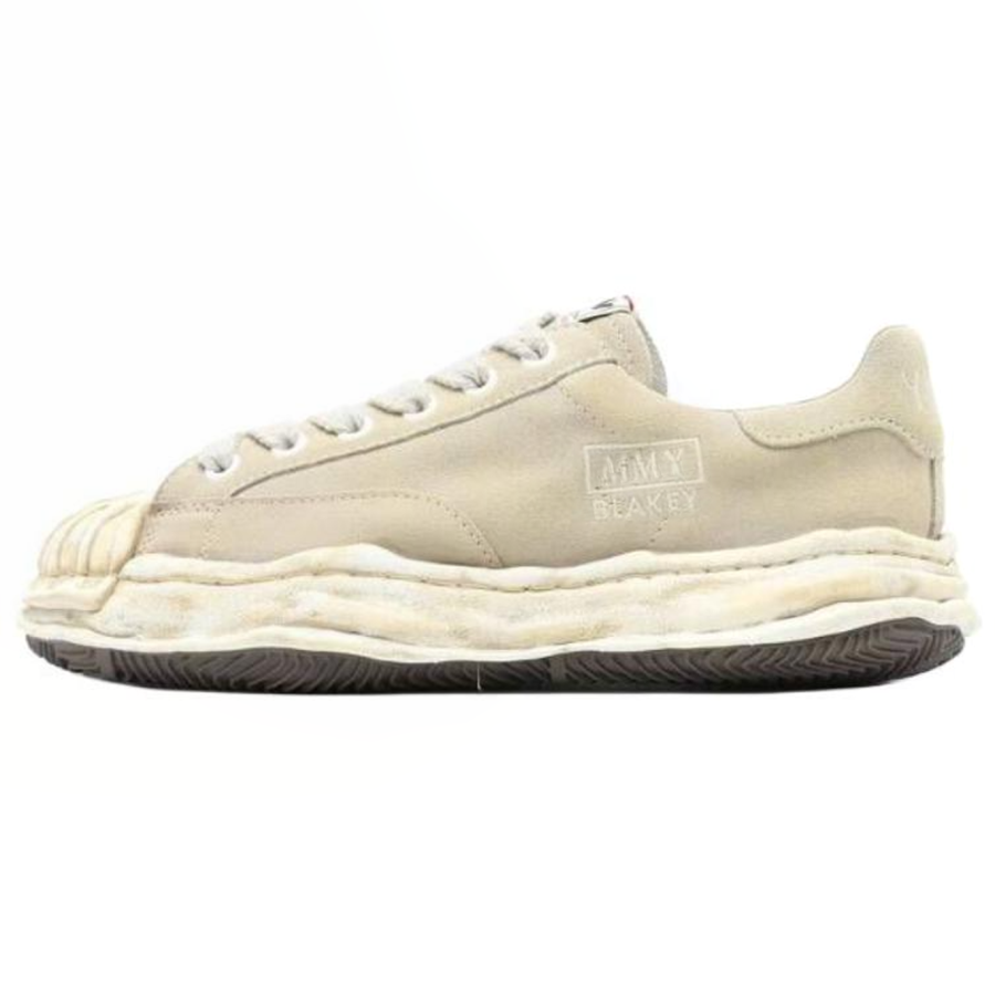 MIHARA YASUHIRO Blakey Leather Low top Casual Shoes Men's Beige
