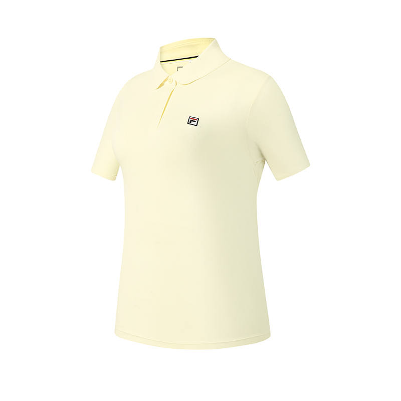 FILA Tennis Polo Shirt Women's Chrysanthemum Yellow
