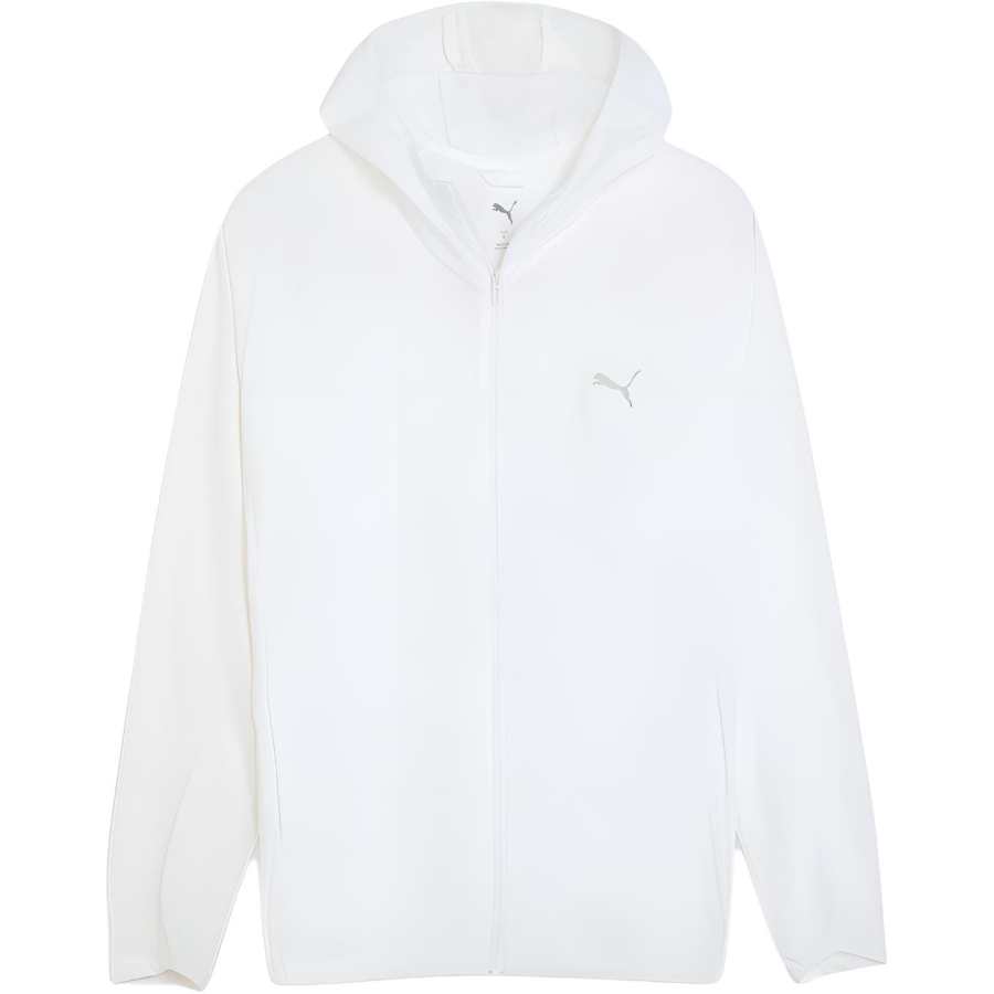 PUMA Woven Jackets Men's White Hooded Non Detachable Thin