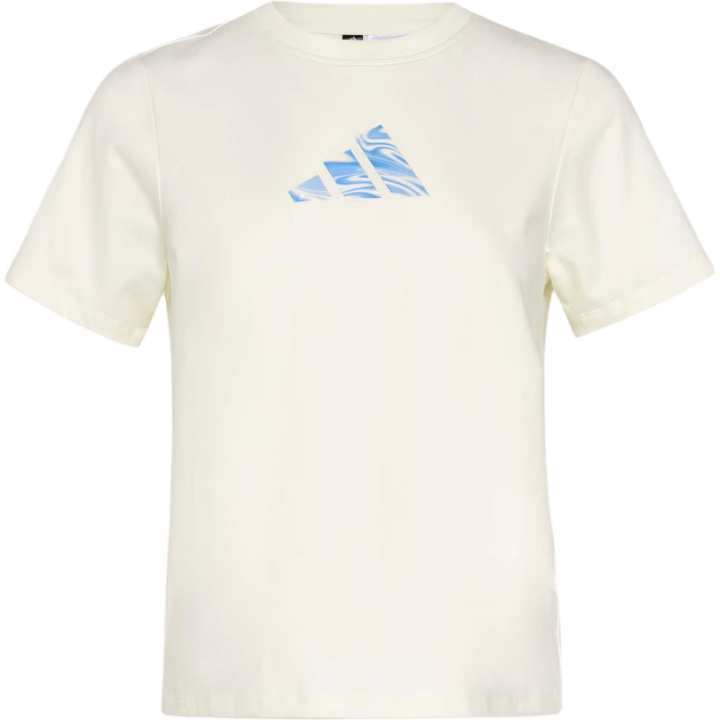 Adidas Adidas T Shirts Women's Jade White Crew Neck Moderate