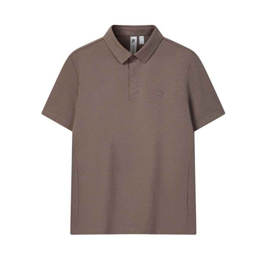 FILA Polo Shirt Men's Light Coffee Umber