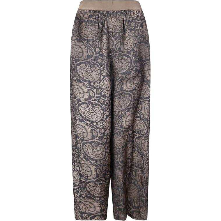 UMA WANG Uma Wang Pansy Floral Printed Pants