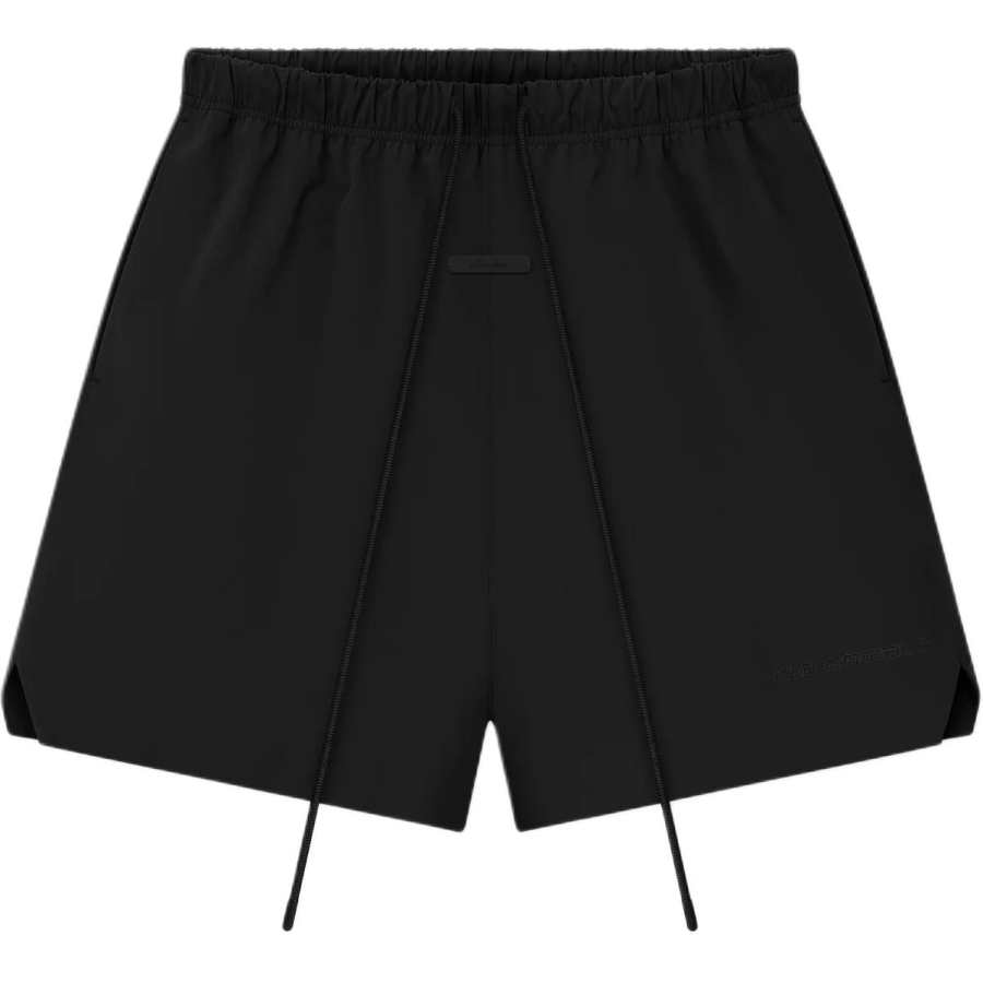 Fear Of God Essentials SS26 ACTIVE TRACE CLASSIC SHORT W/SLIT VINTAGE BLACK Casual Shorts Unisex