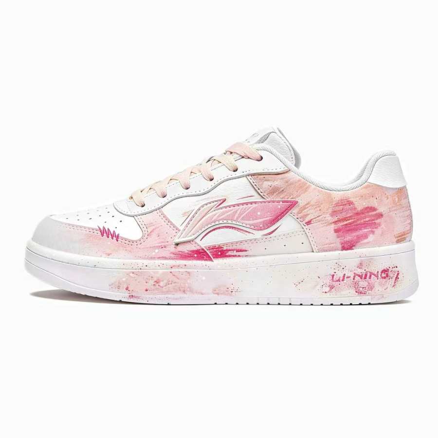 Li-Ning Li Ning Your Love Confession Lightweight Breathable Low top Skateboard Shoes Unisex