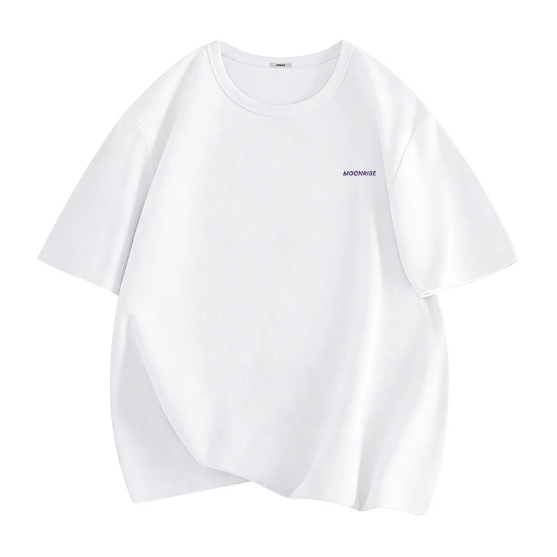 MINISO T Shirts Unisex Crew Neck Moderate Heavyweight