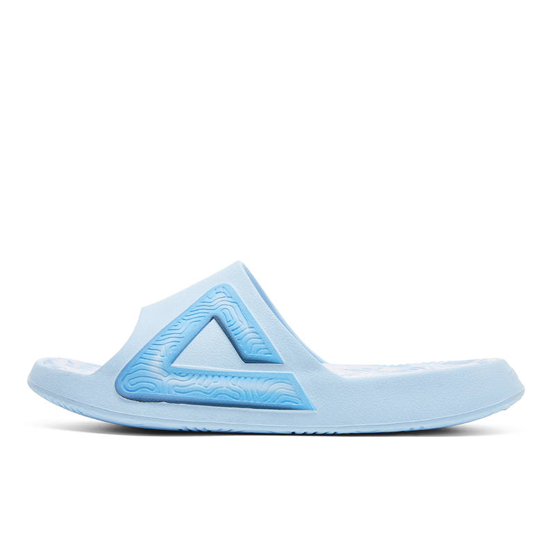 PEAK Tai Ji1.0 Cushioning Slip Resistant Odor Resistant Slide Slippers Men's Fine Blue