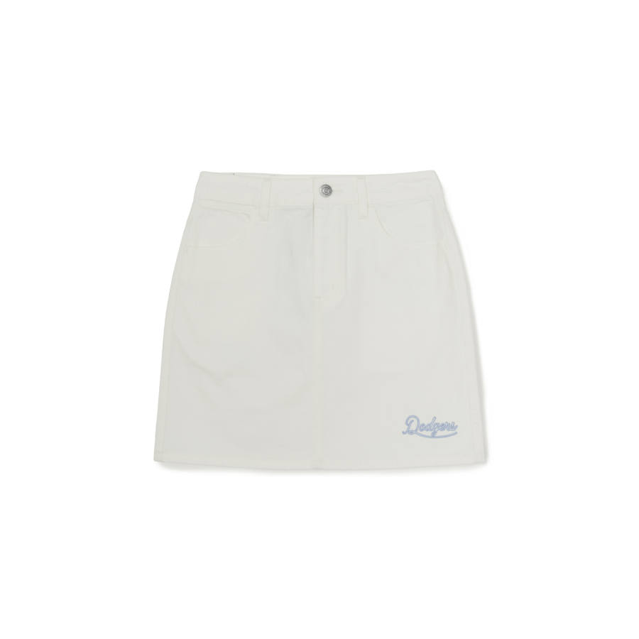 MLB Los Angeles Dodgers Denim Short Skirts Women's