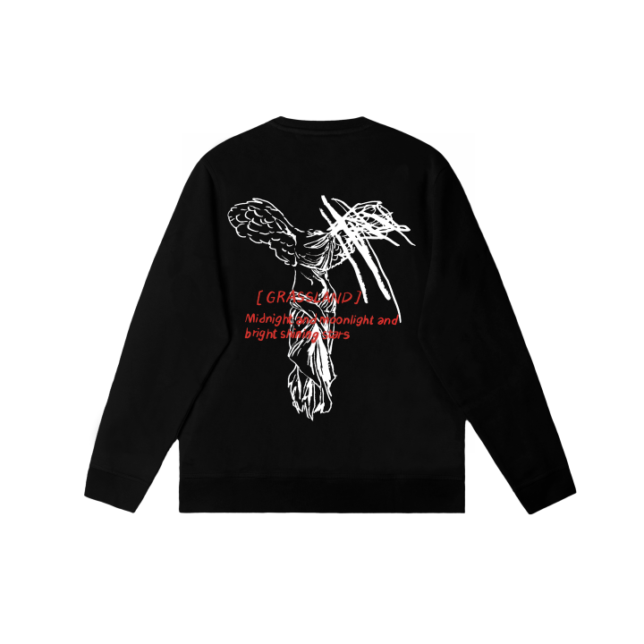 Nike Nike Club Sweatshirts Men's Black Crew Neck Moderate Regular