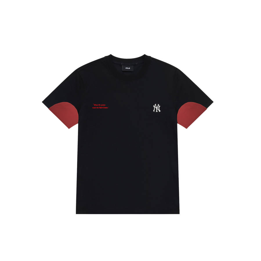 MLB MLB T Shirts Unisex Black Crew Neck Moderate