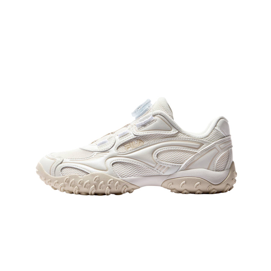 FILA KIDS Heritage FHT Synthetic Leather, Textile Rebound Breathable Low top Running Shoes